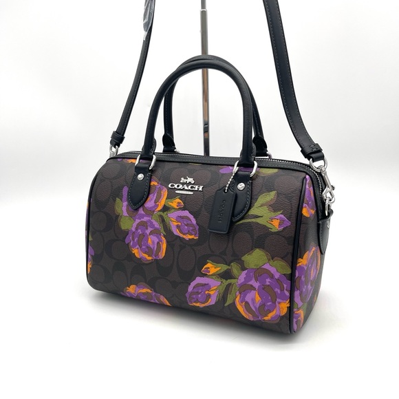 Coach Rowan Satchel Crossbody Bag in Signature Canvas - Picture 3 of 9